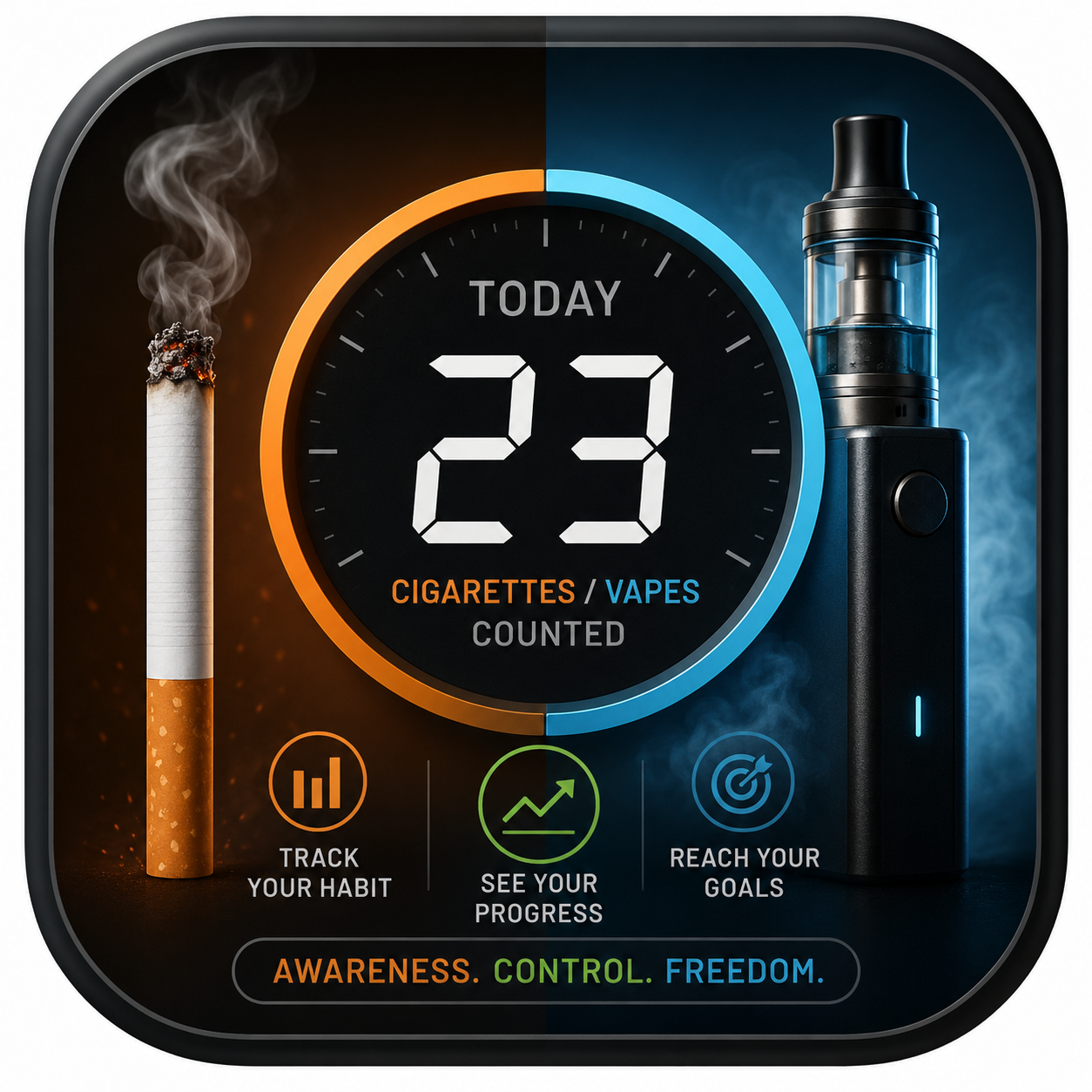 Cigarettes Vapes Counter